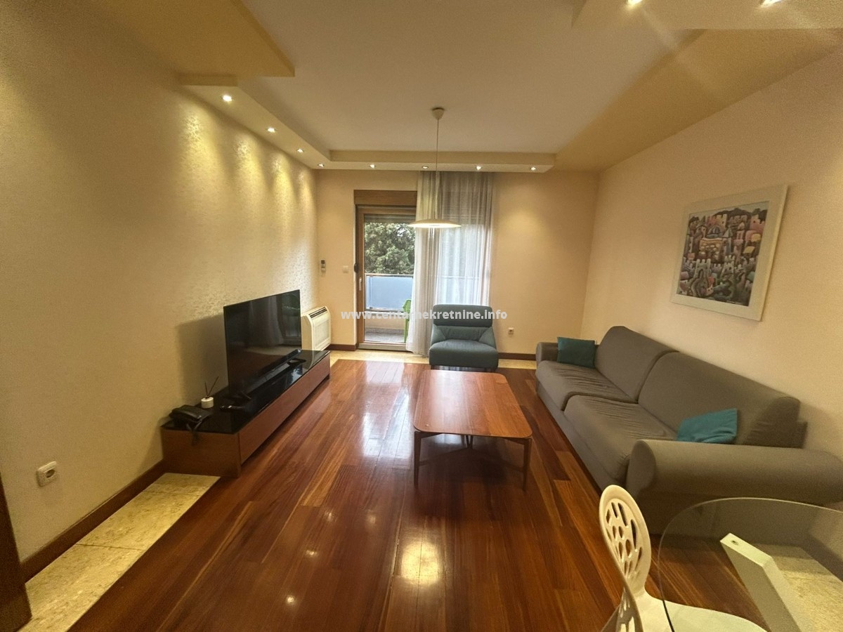Izdavanje, lux jednosoban stan 55m2, Centar, Podgorica